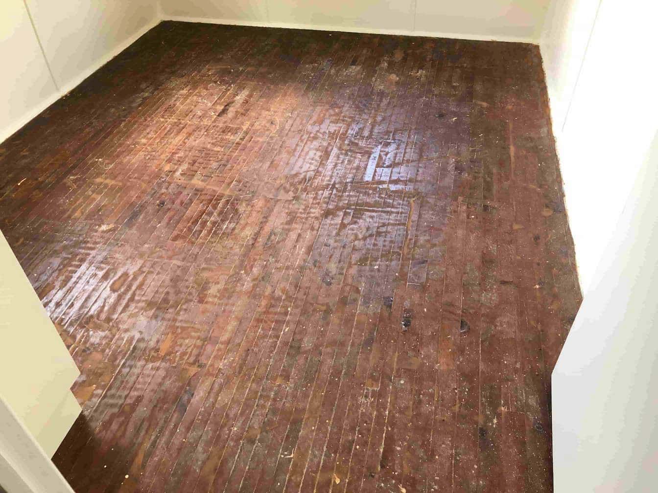 Hardwood floor restoration — Flooring In Sharon, QLD