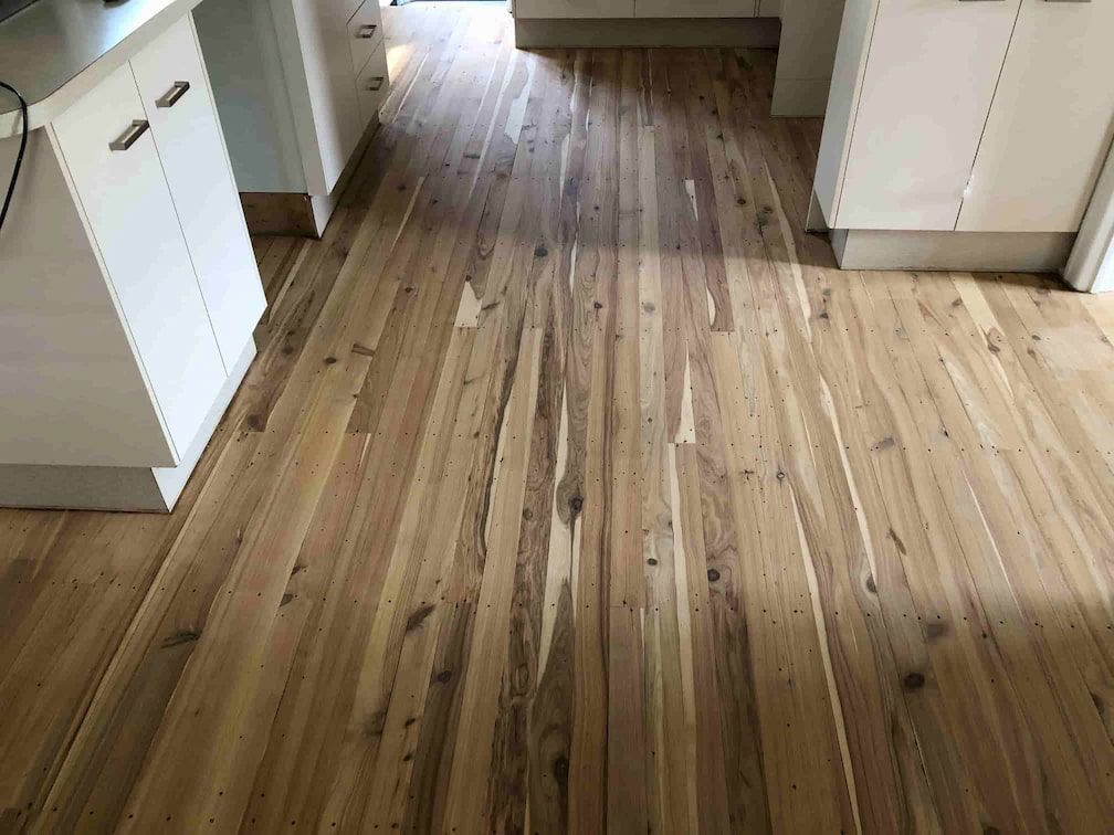 Natural pine flooring — Flooring In Sharon, QLD