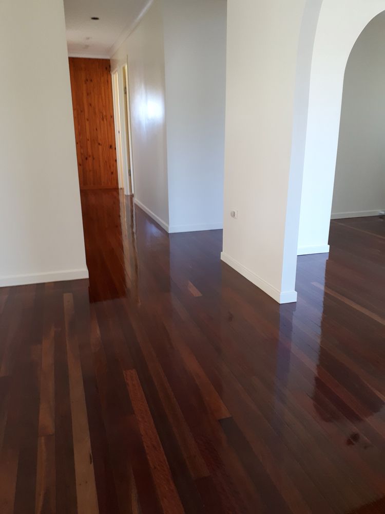 Polished Floor in Hall — Flooring In Sharon, QLD