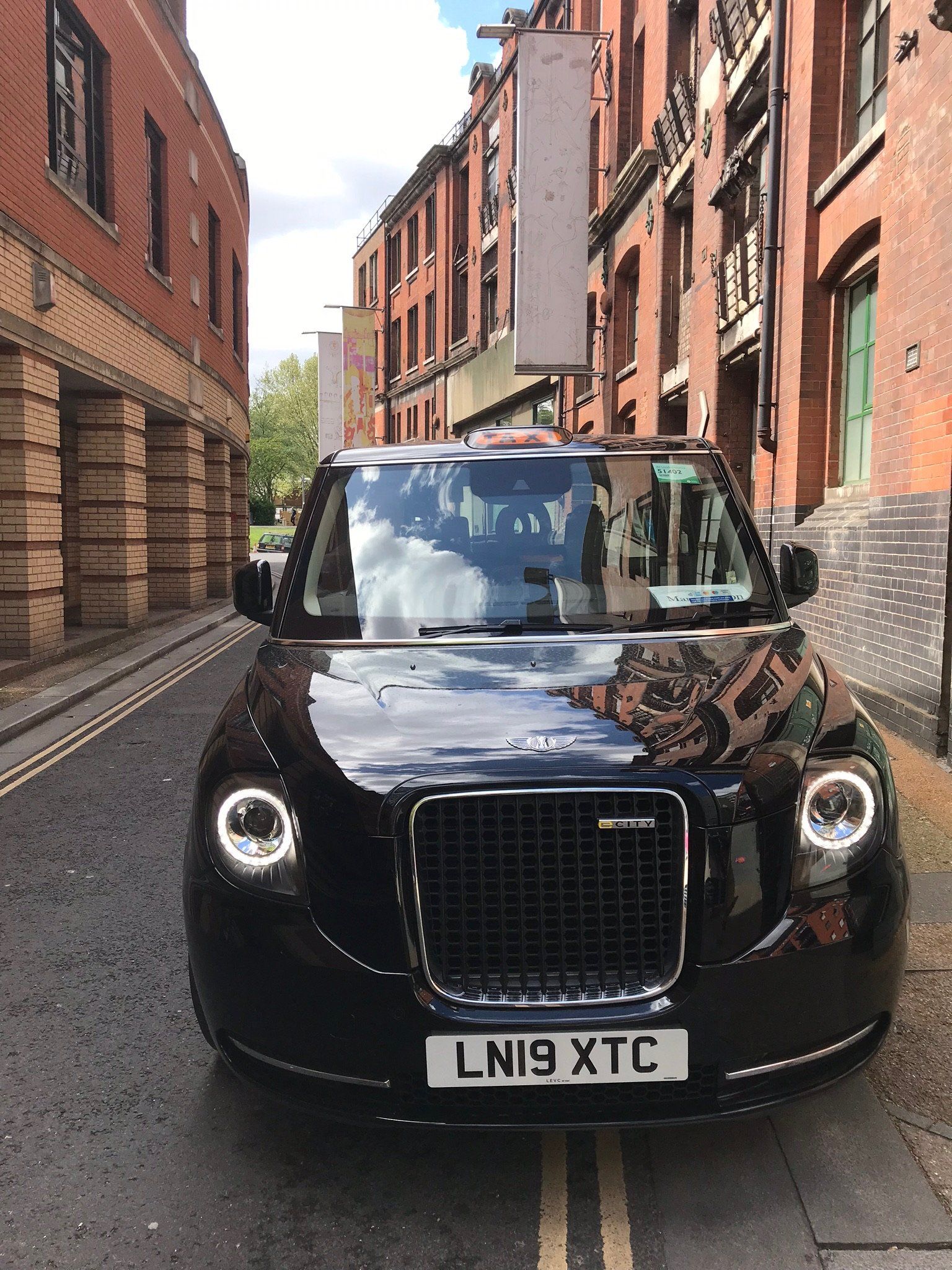 new electric London taxi. 