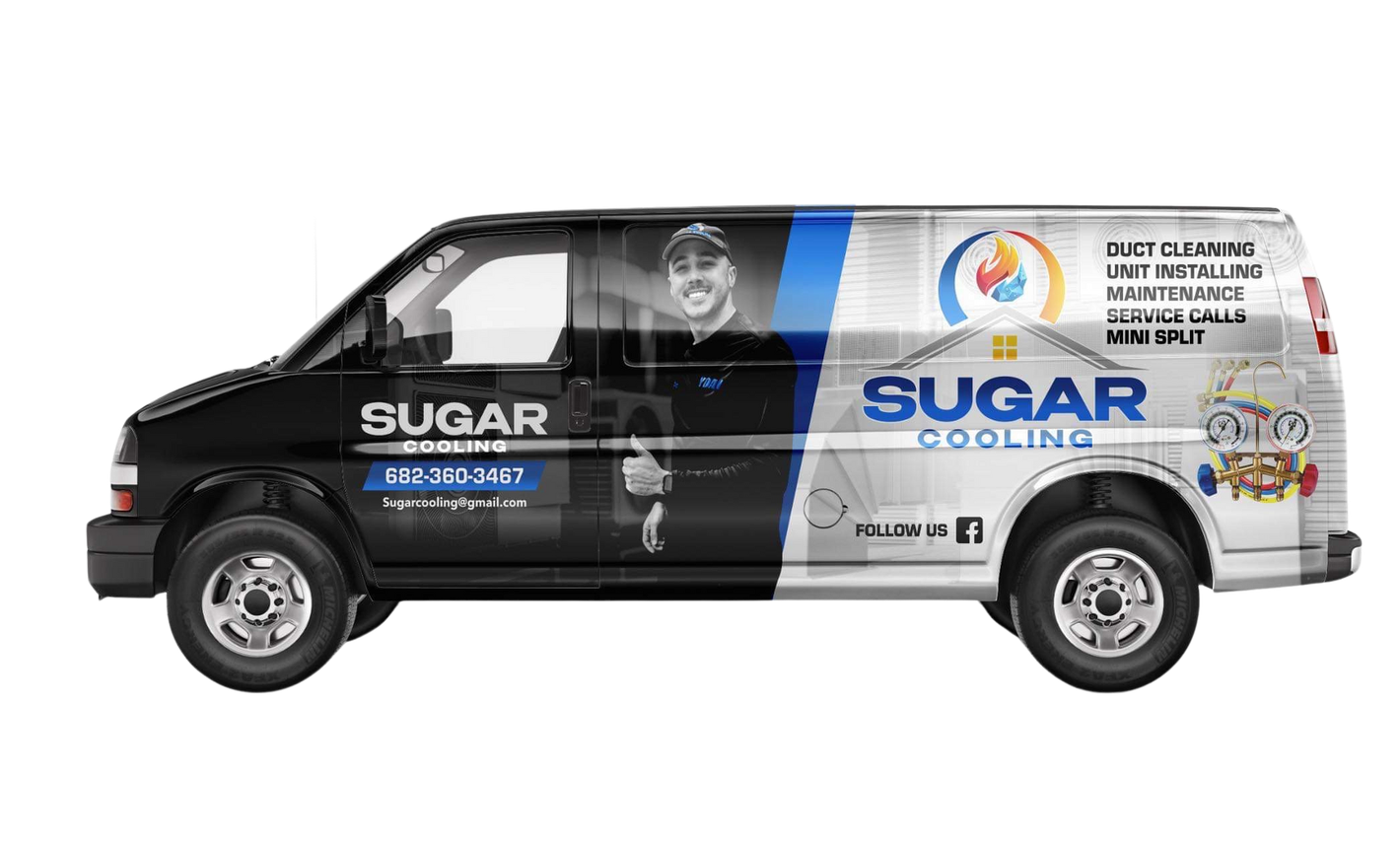 A sugar cooling van is sitting on top of a white surface.