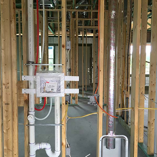 installing the pipes  — plumbing services in Port Charlotte, FL