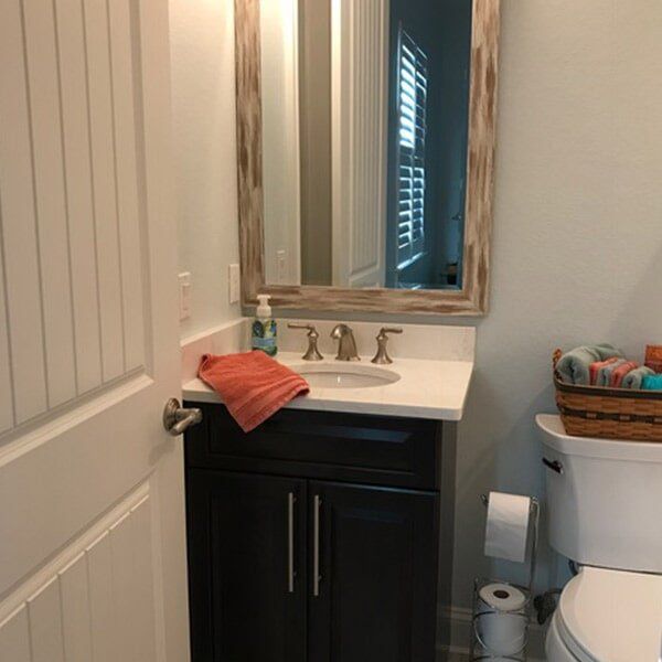 mirror in the toilet —plumbing services in Port Charlotte, FL