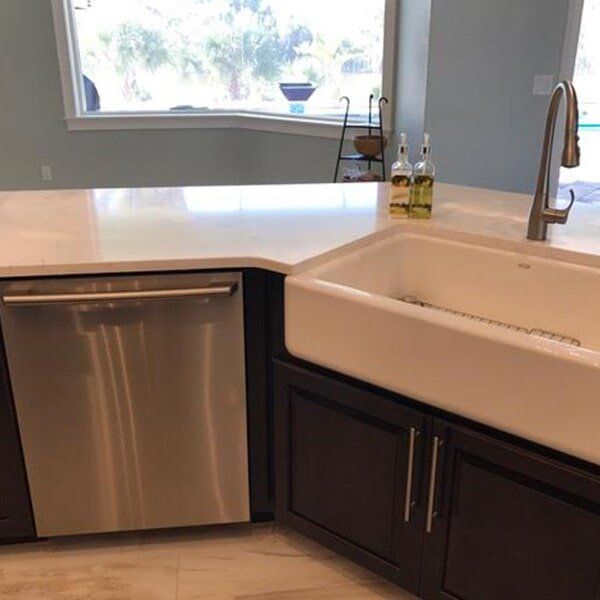 white tiles— plumbing services in Port Charlotte, FL