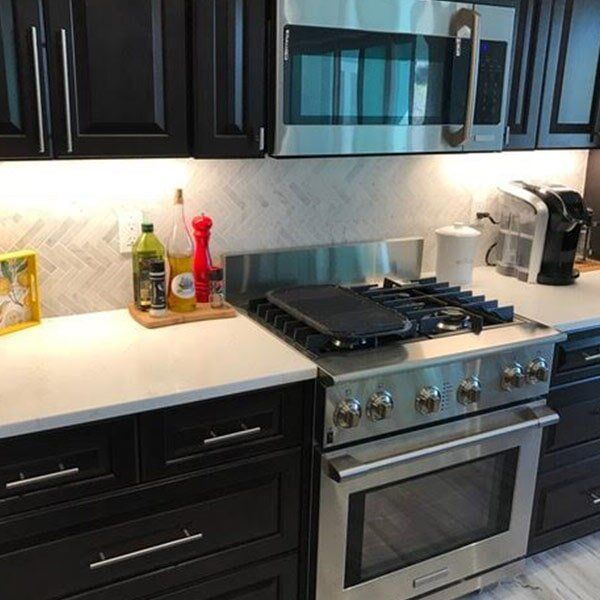 stove in the kitchen — plumbing services in Port Charlotte, FL