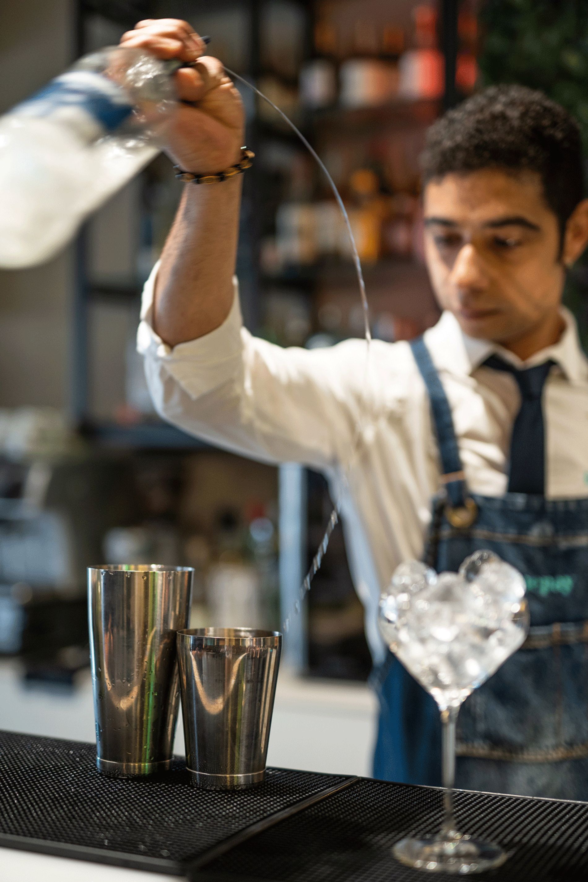 preparazione di un cocktail