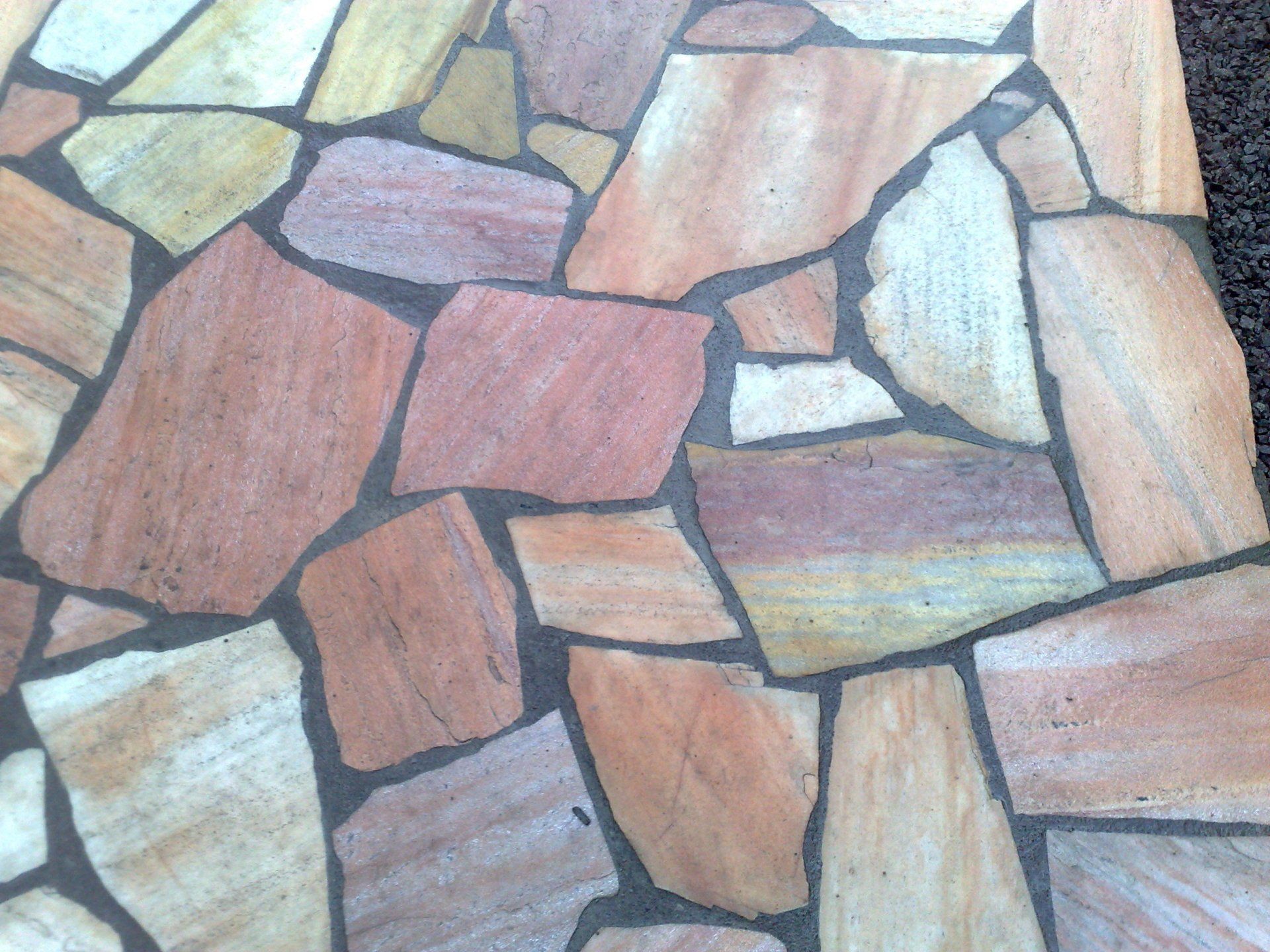 polygonalplatten - Rosa Quarzit