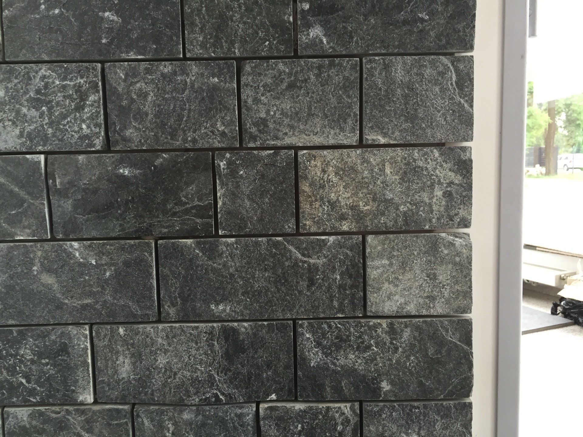 Grüner Schiefer Steinwandfliesen