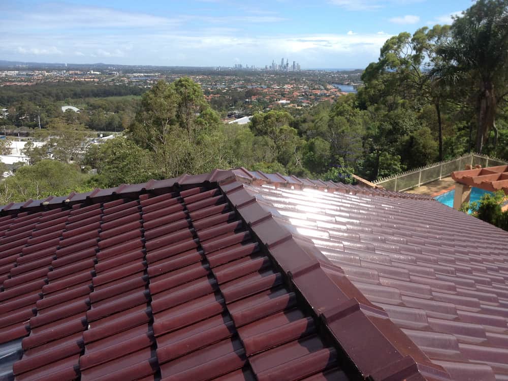 A Roof With a View of a City and Trees — Killiby & Co Roofing Pty Ltd In Tweed, NSW