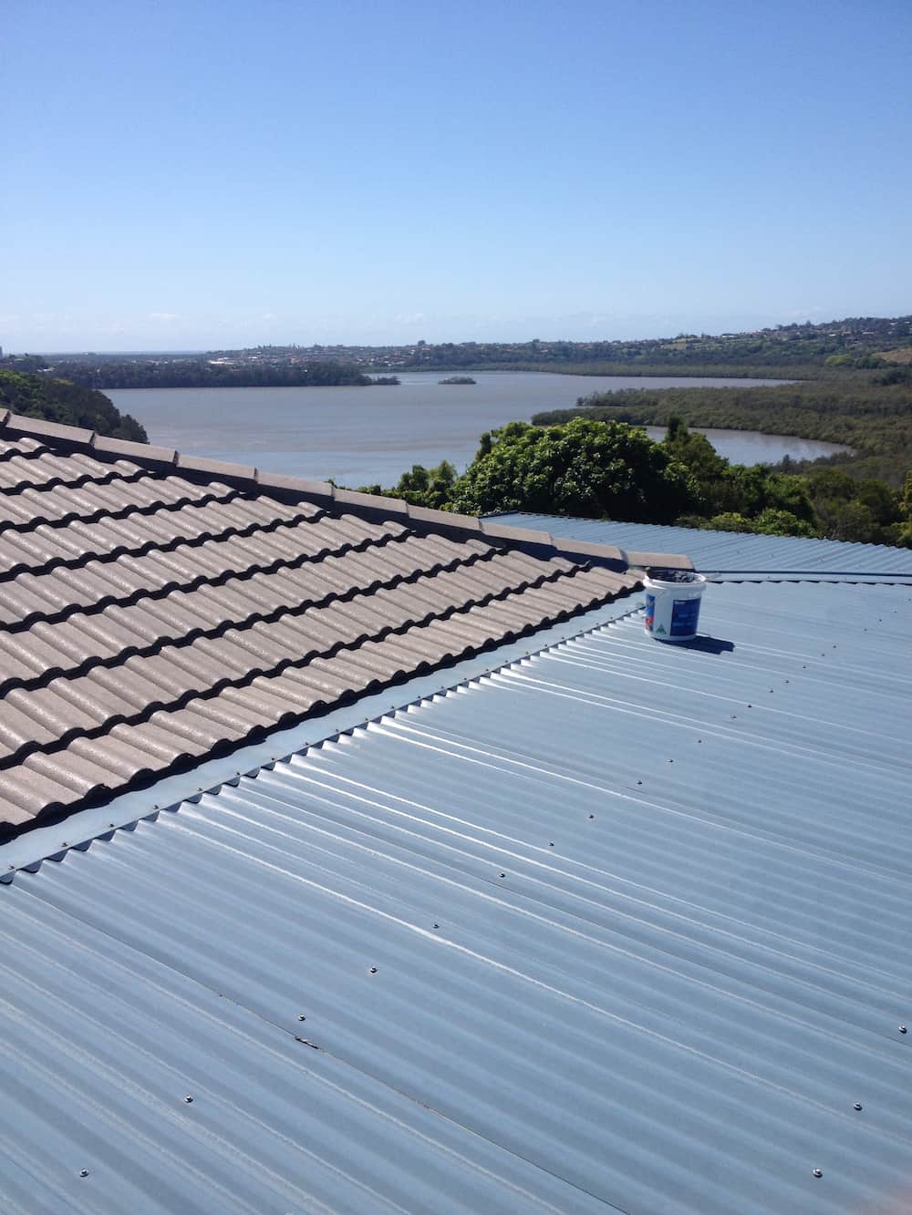 A Roof With a View of a River and a Body of Water — Killiby & Co Roofing Pty Ltd In Tweed, NSW