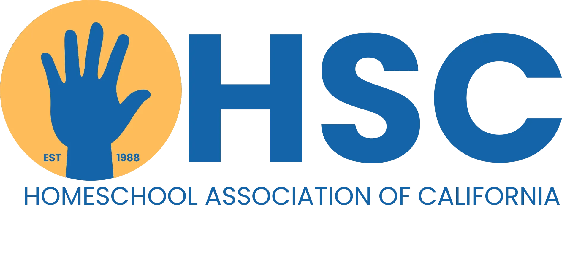 The logo for the homeschool association of california