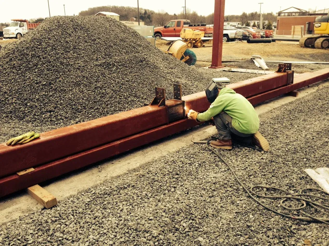 steel construction welder