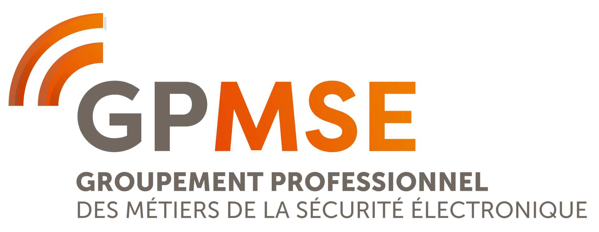 The logo for gpmse groupement professionnel des metiers de la securite electronice