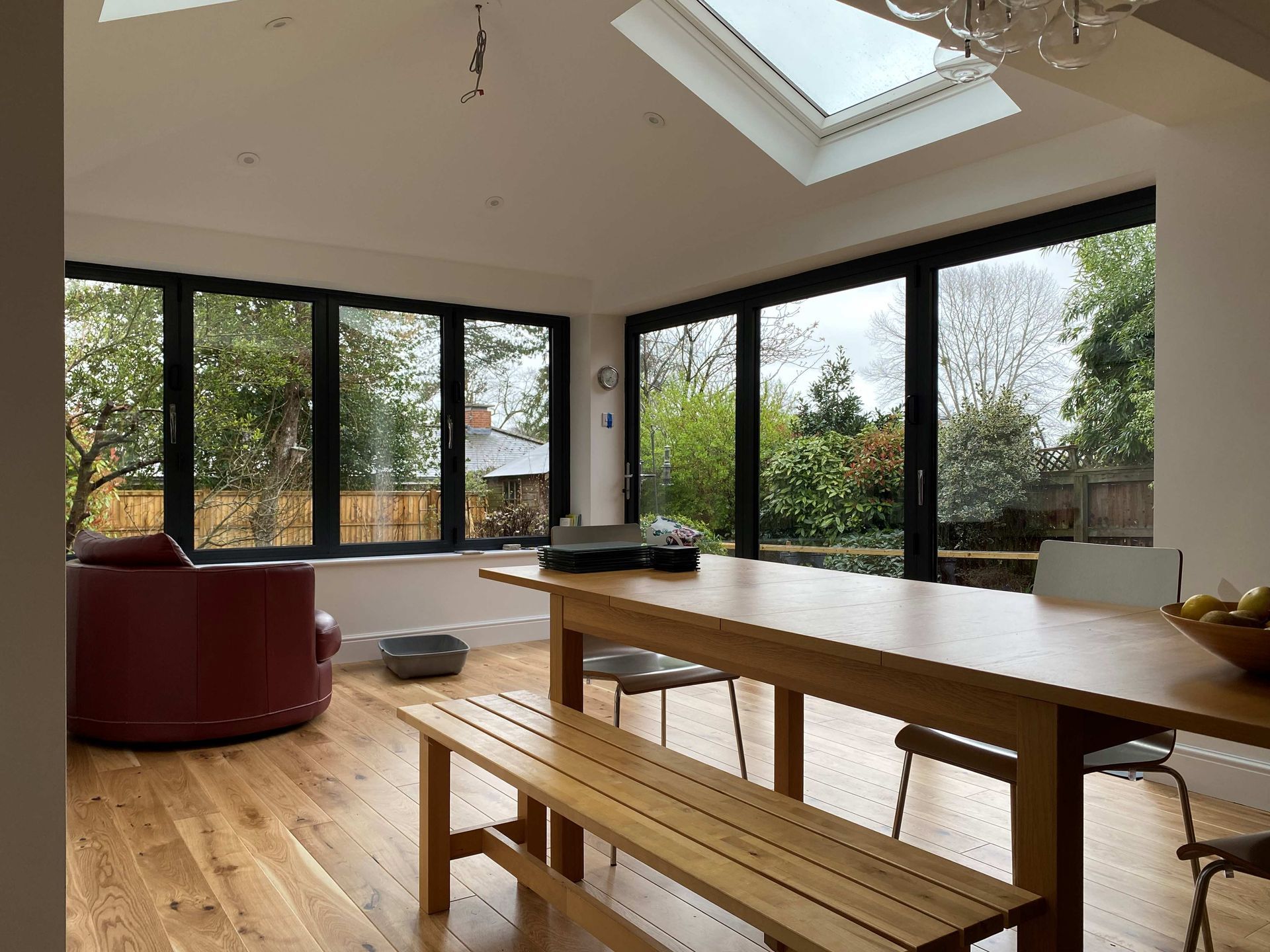 bifold door for kitchen extension in Winchester