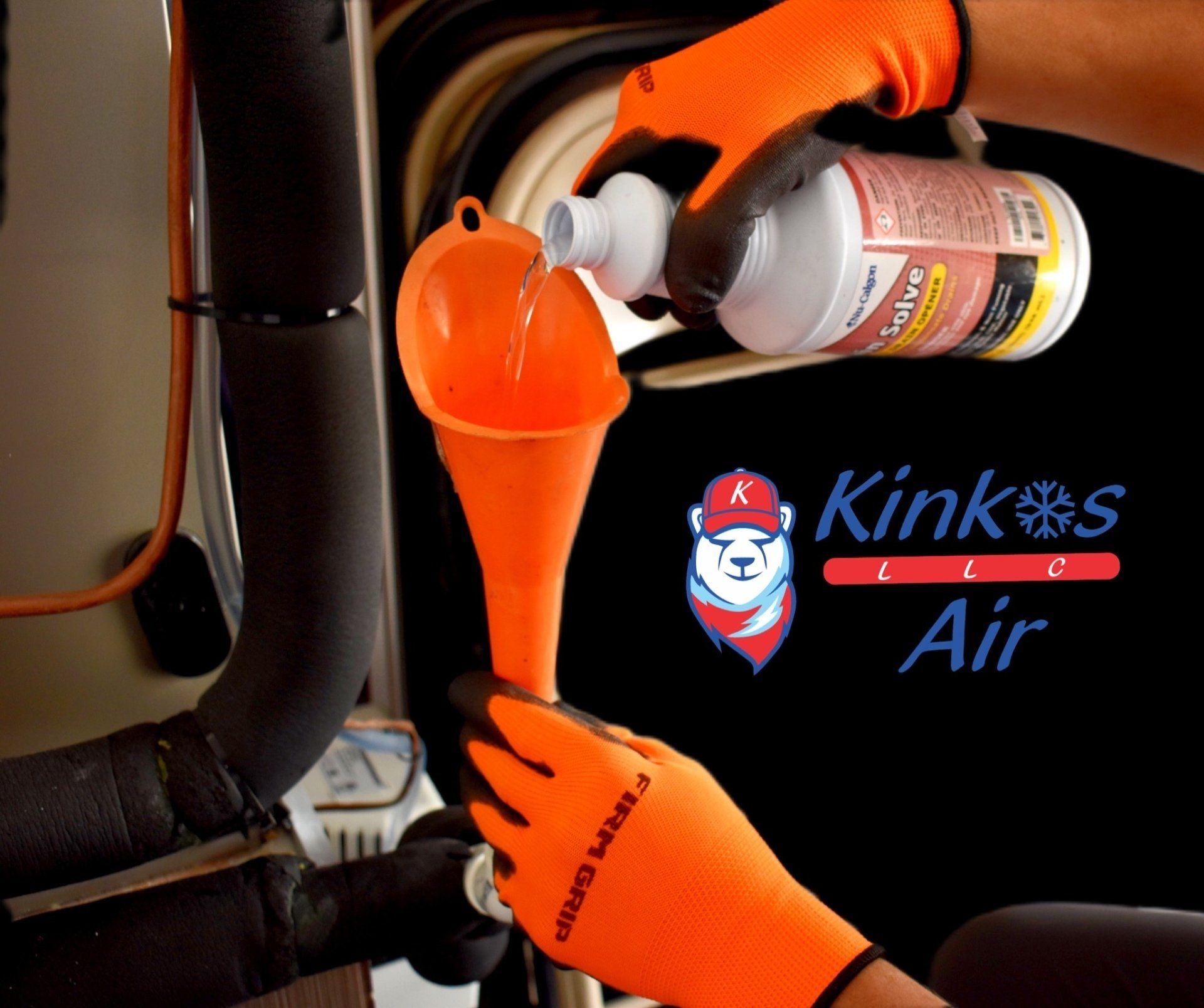 Air Conditioner Closeup Hand - Orlando, FL - Kinkos Air