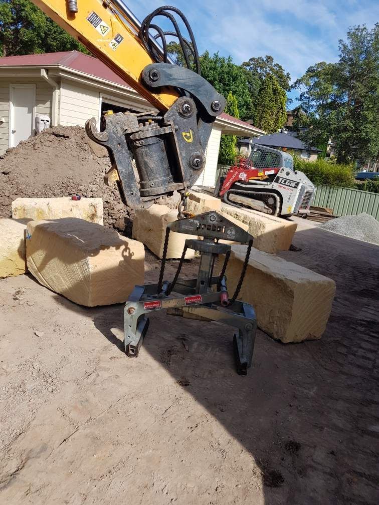 Backyard Landscaping — Stan Davies Excavations in Glendale, NSW