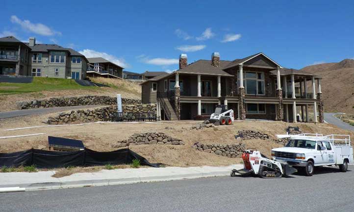 House Front-Side View — Landscape Contractors in East Wenatchee, WA