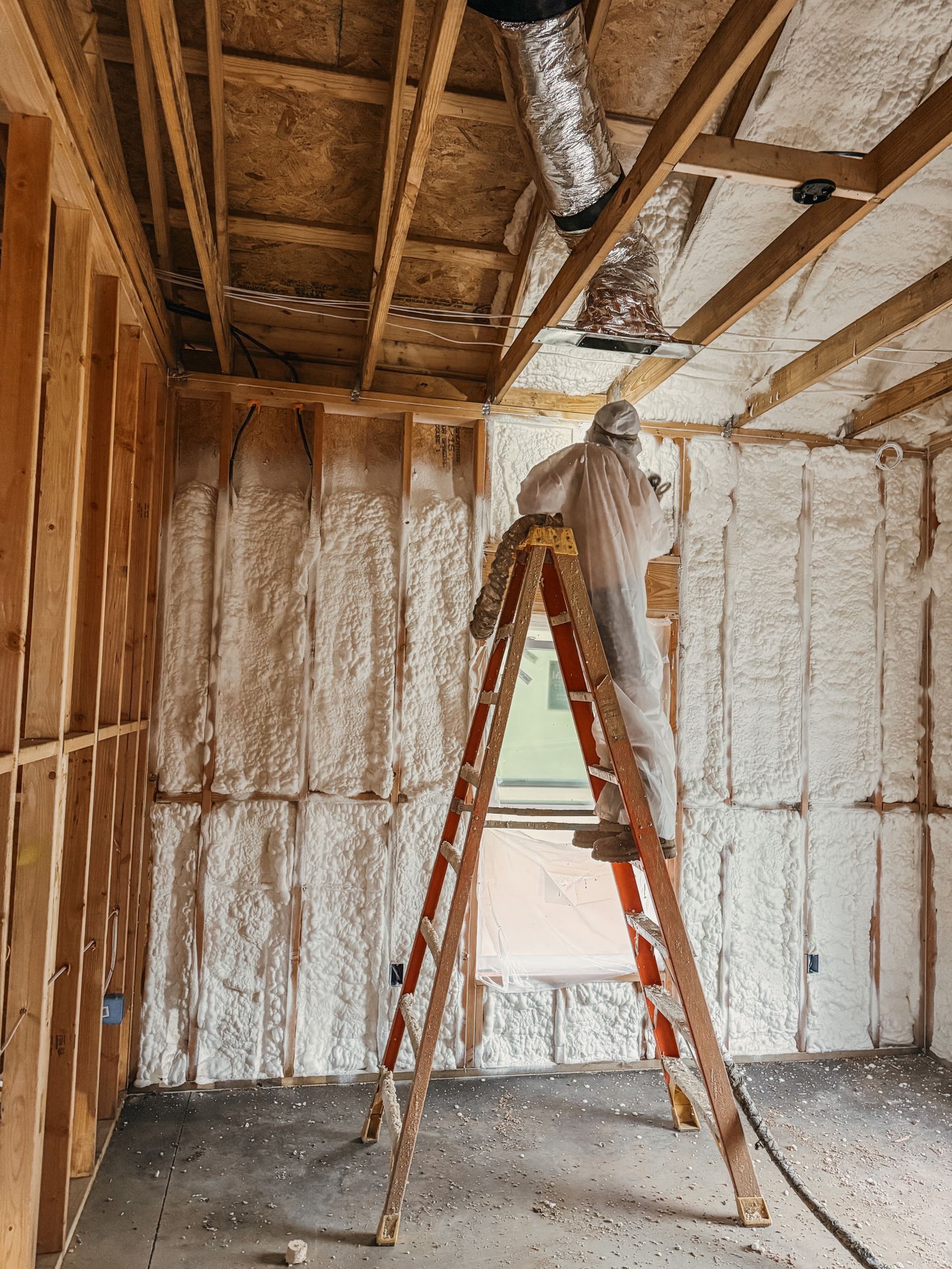 Exterior Walls Spray Foam Insulation