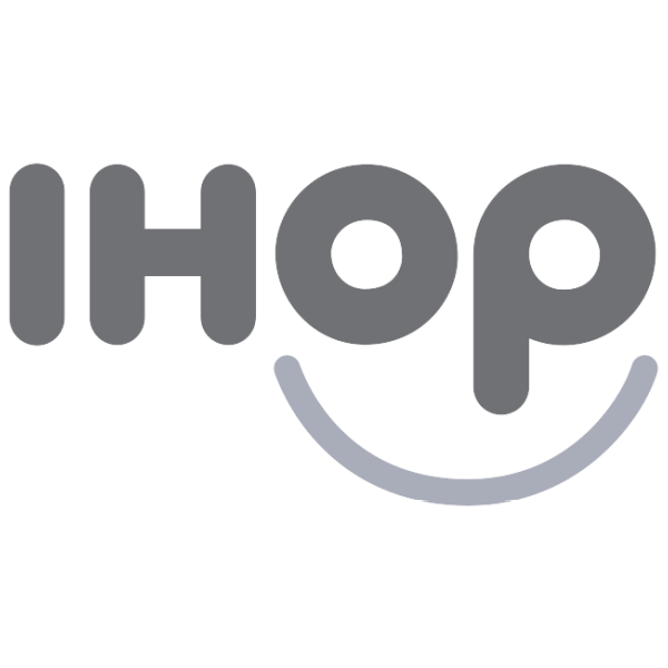 A logo for ihop with a smile on it.