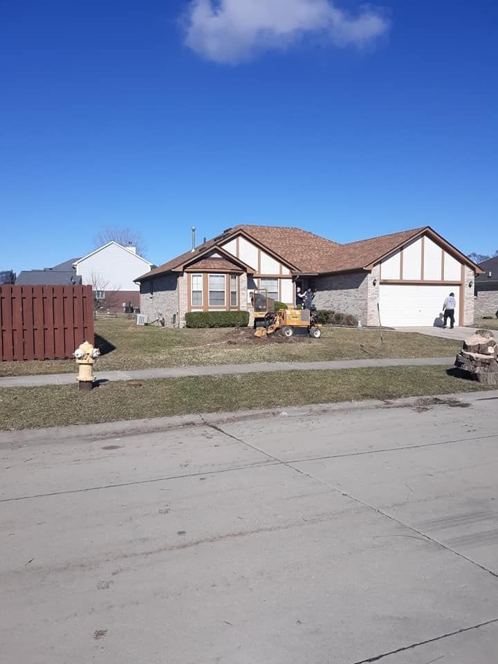 A house with a fire hydrant in front of it