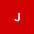 The letter j is white on a red background.