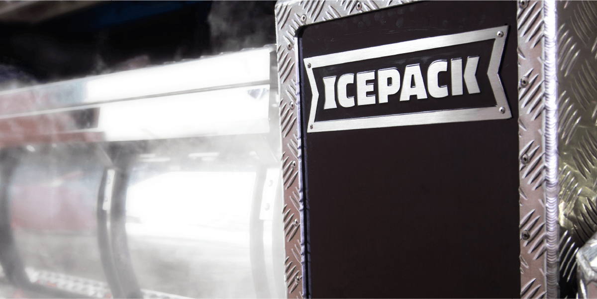 An ICEPACK air conditioning product with their re-branded logo