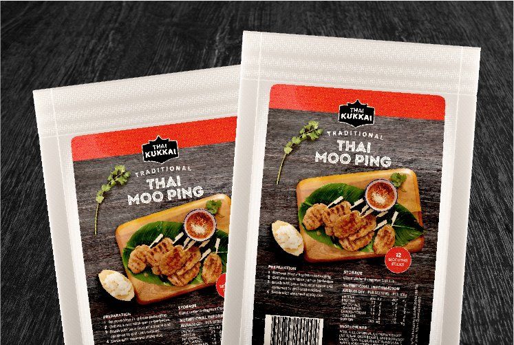 Thai Kukkai brand packaging