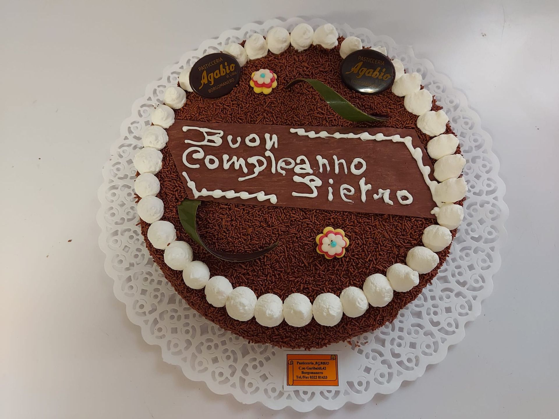 torta cioccolato e crema