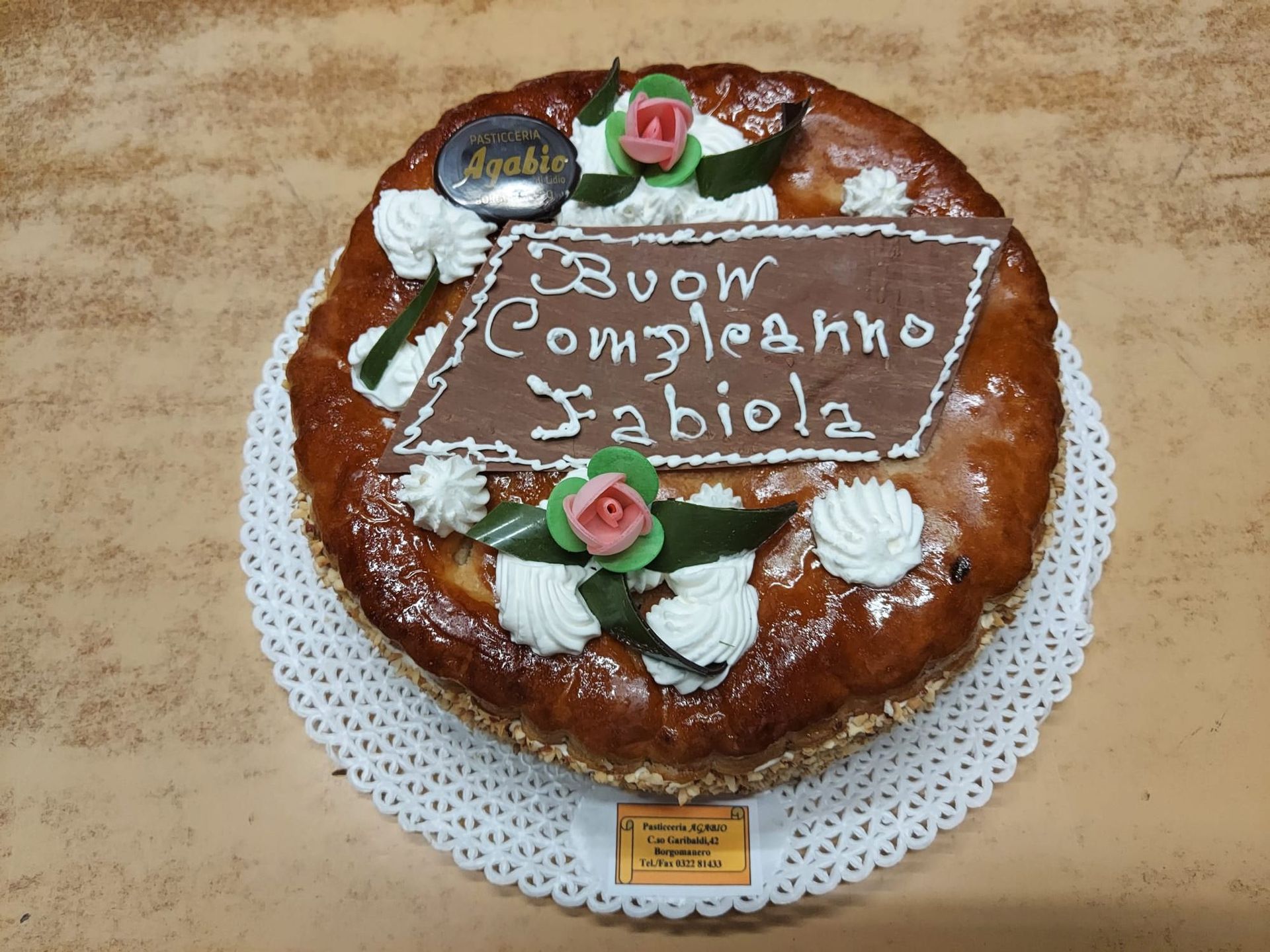 Torta di sfoglia e Chantilly 