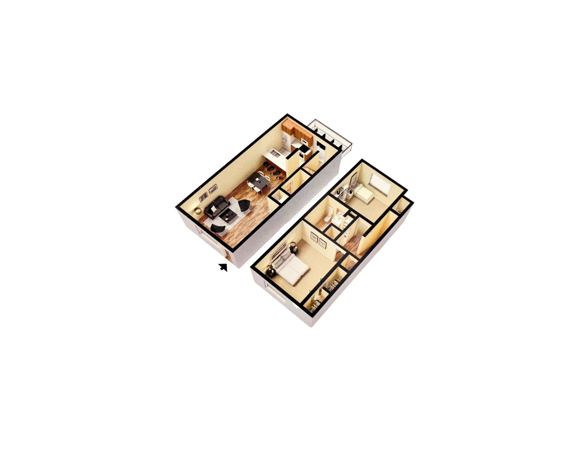 2 BED FLOOR PLAN
