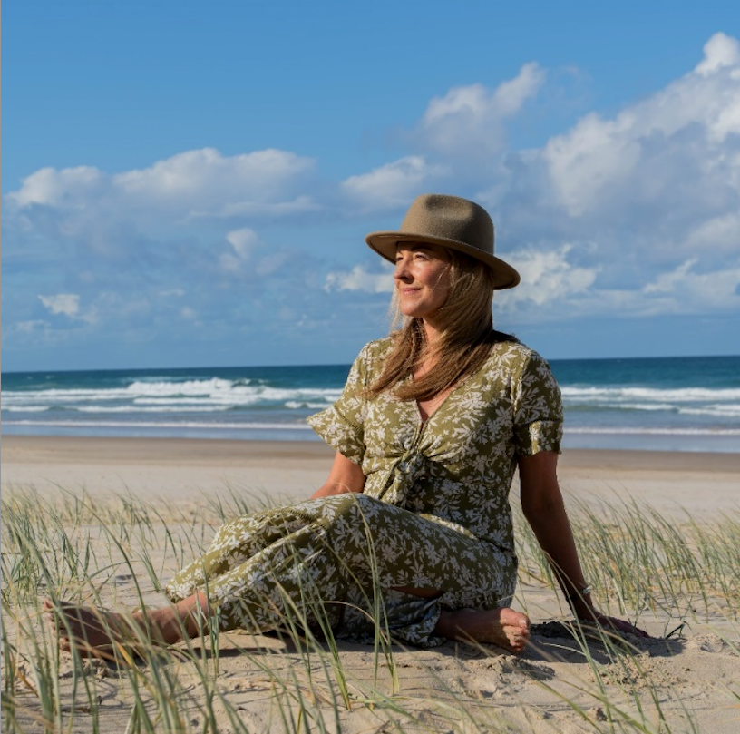 Kelly Walker by the beach