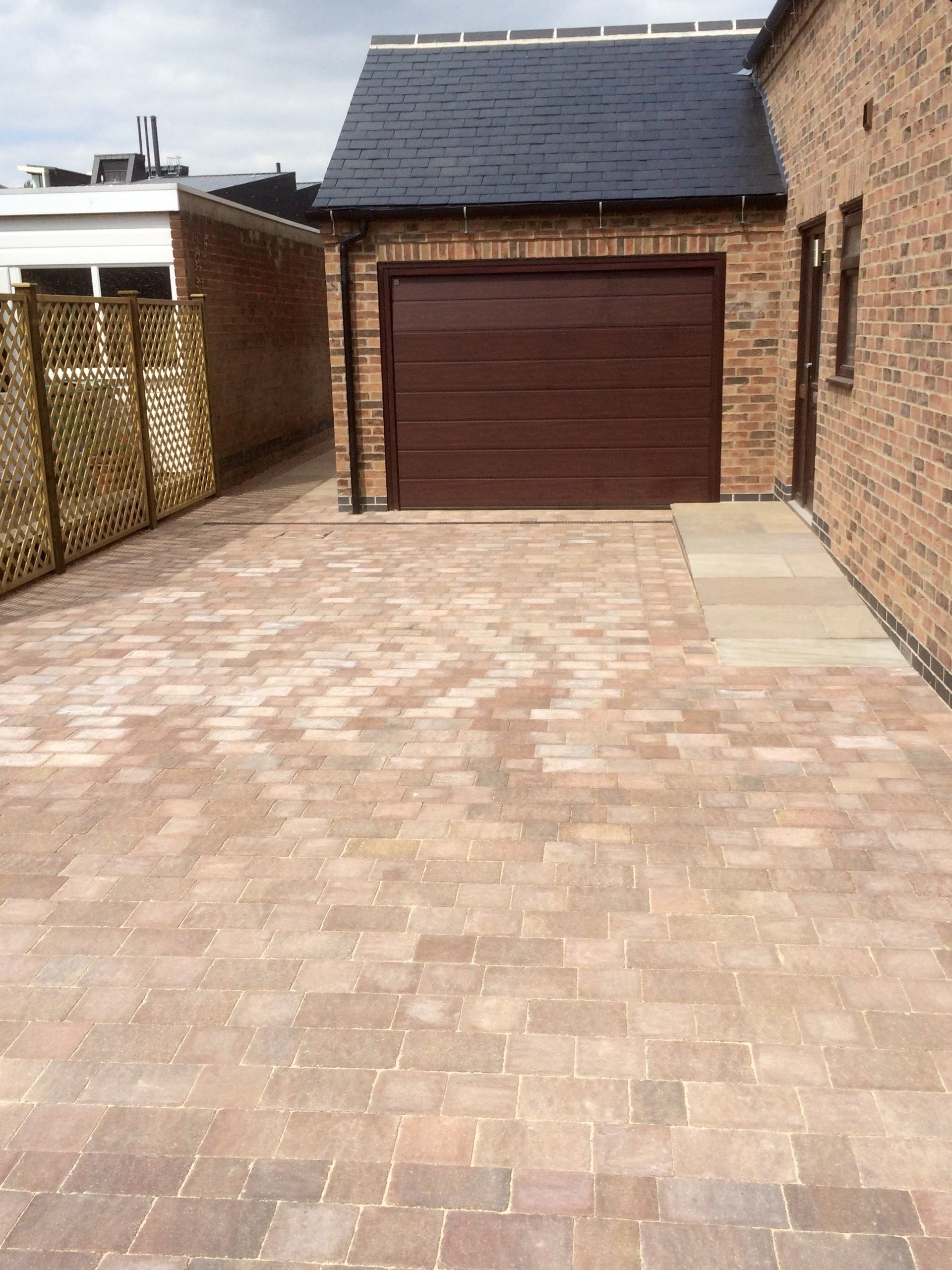 Block paving for driveways