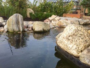 Garden ponds and water features