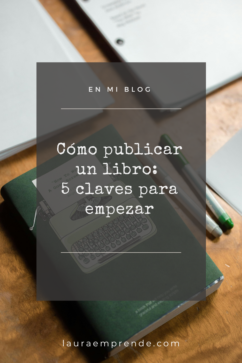 como publicar un libro