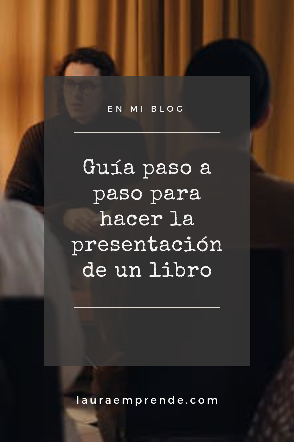 guía paso a paso para hacer la presentación de un libro