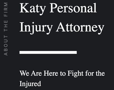 Katy personal injury attorney we are here to fight for the injured