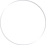 A white circle on a white background.