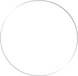 A white circle on a white background.