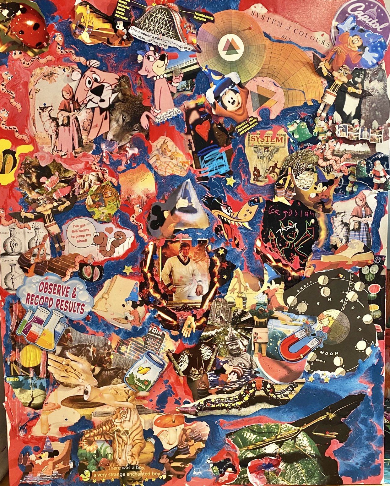 A collage of various images including one that says ' supreme ' on it