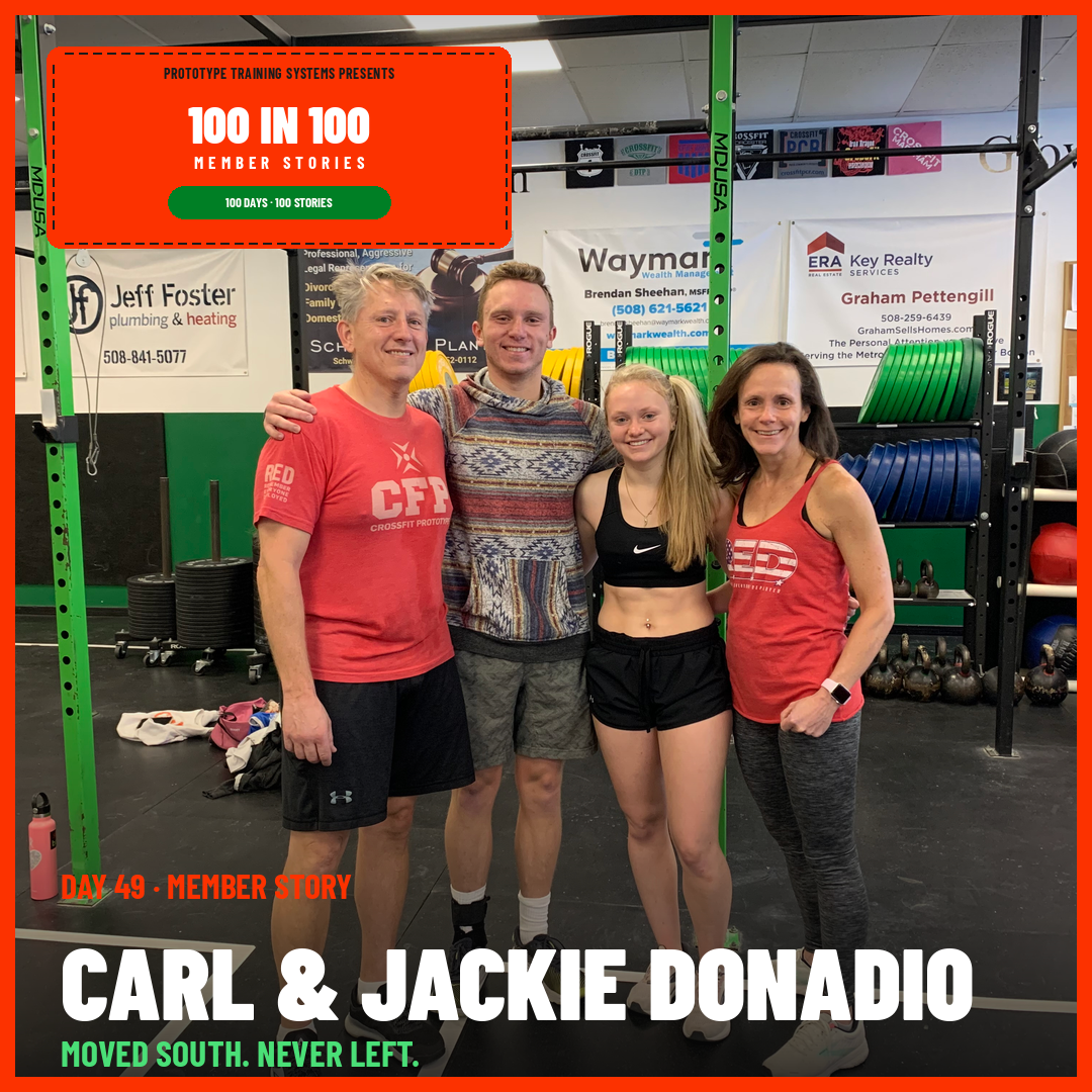 Carl & Jackie Donadio family, Day 49 100 in 100 story