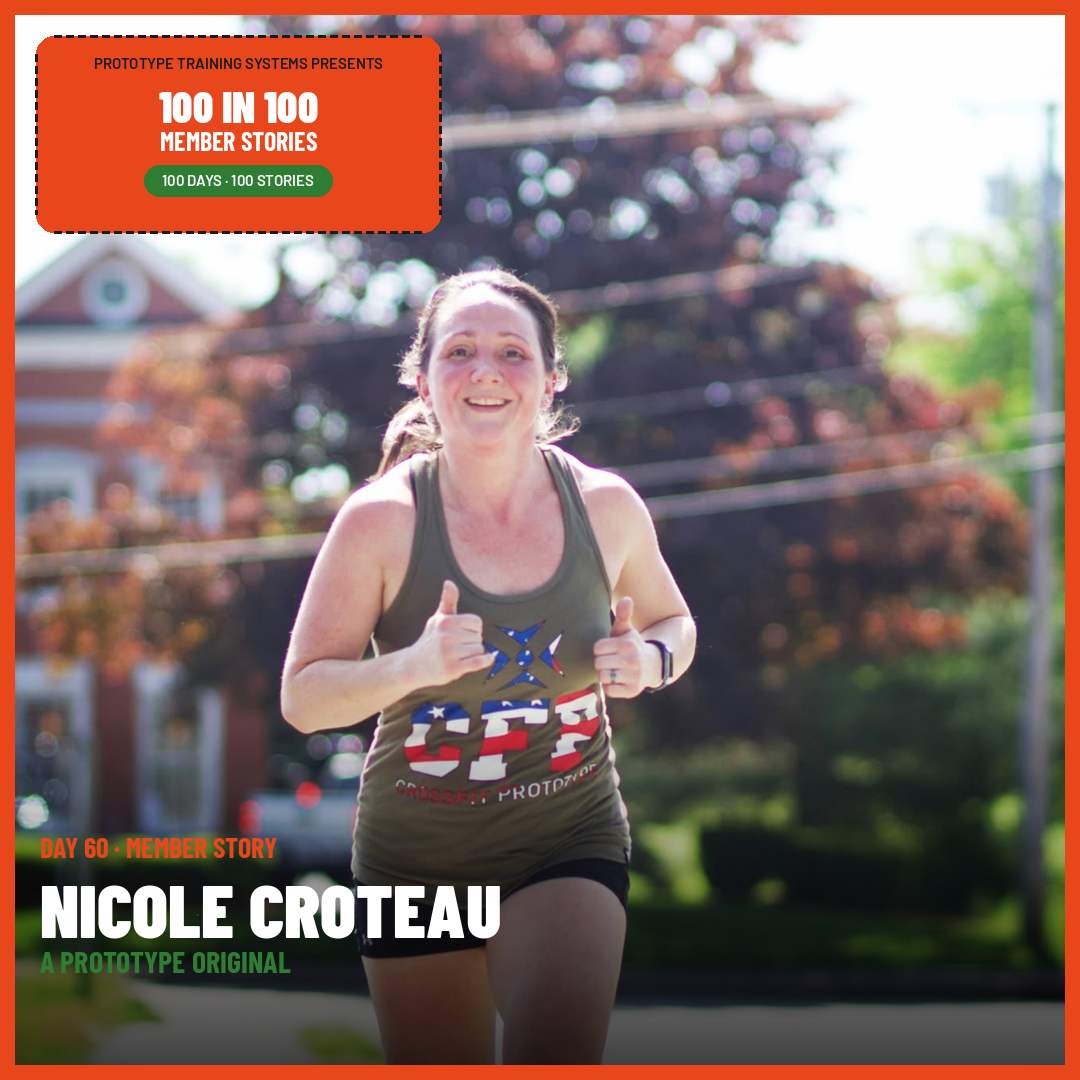 Nicole running during an annual Murph workout