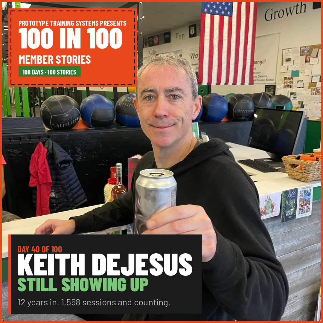 Keith DeJesus at Prototype Training Systems, Day 40