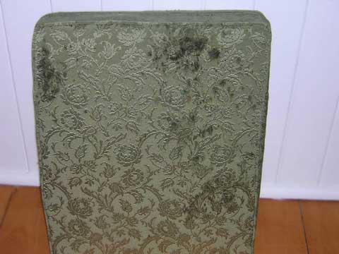 Stained upholstery