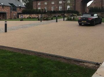 Resin bound driveway for commercial projects in Bristol.