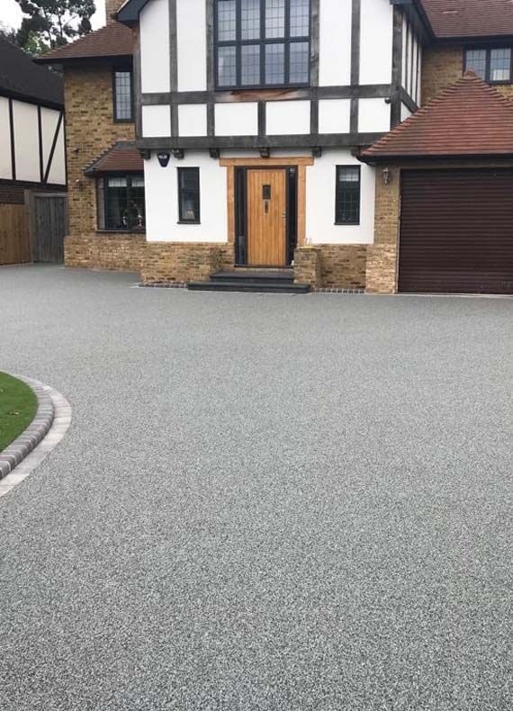 New resin drive near Bristol.