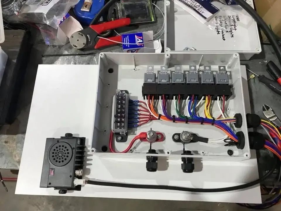 A White Box With A Lot Of Wires Inside Of It — Ag Auto Spark in Narromine, NSW