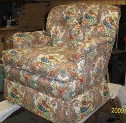 Paisley Patterned Chair