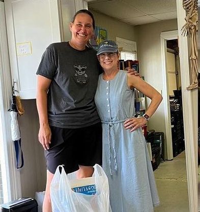 TRE Community Engagement Manager and returning teacher shopping