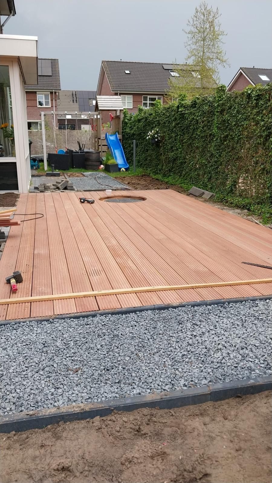 Aanleg achtertuin Marslanden