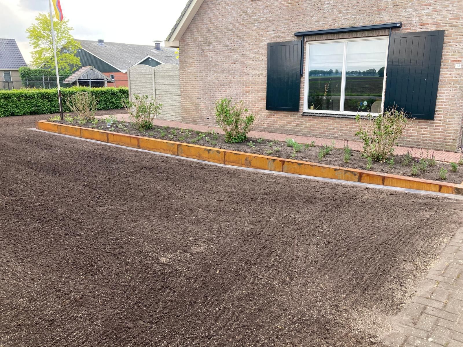 Tuinaanleg in Heemserveen